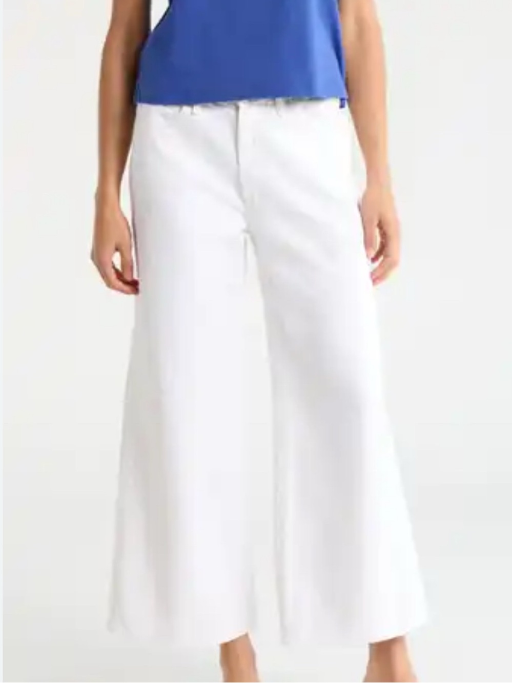 MOTHER Snack White Wide Leg Jeans Pants size 28